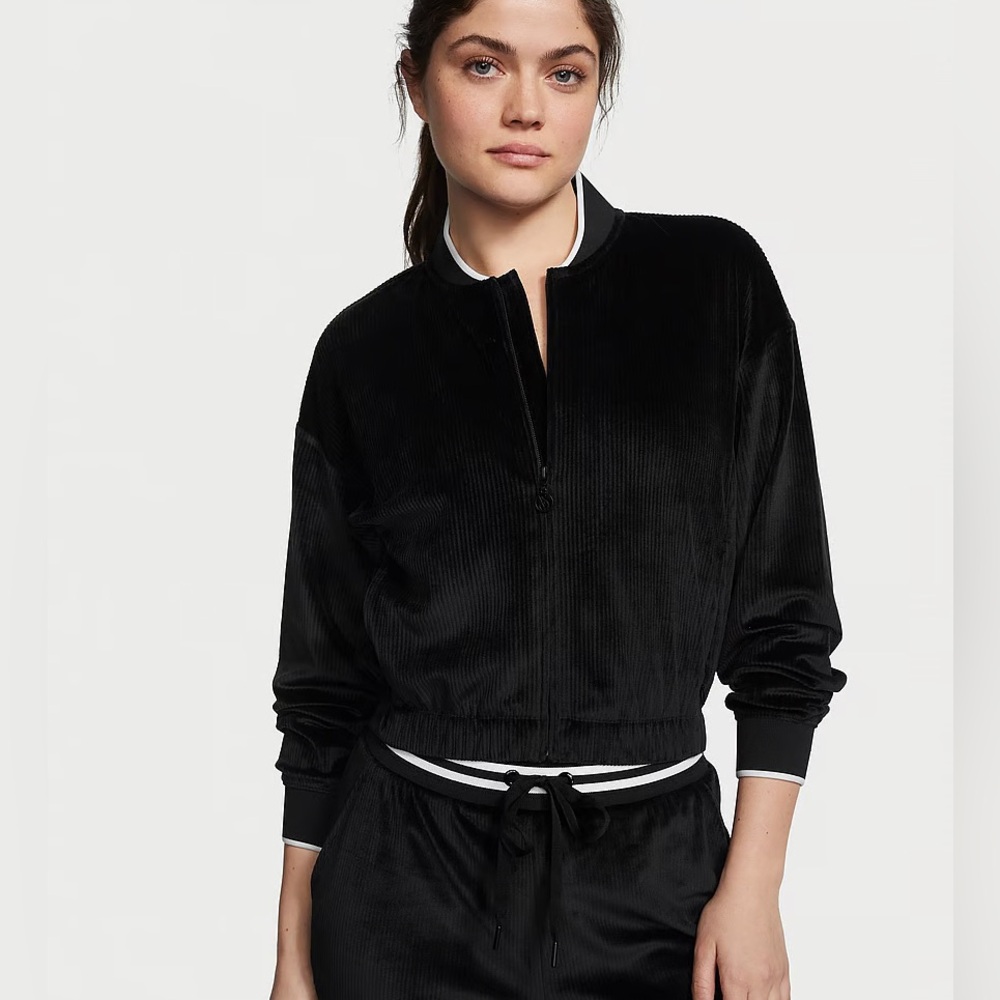 Victoria’s Secret velour Bomber jacket